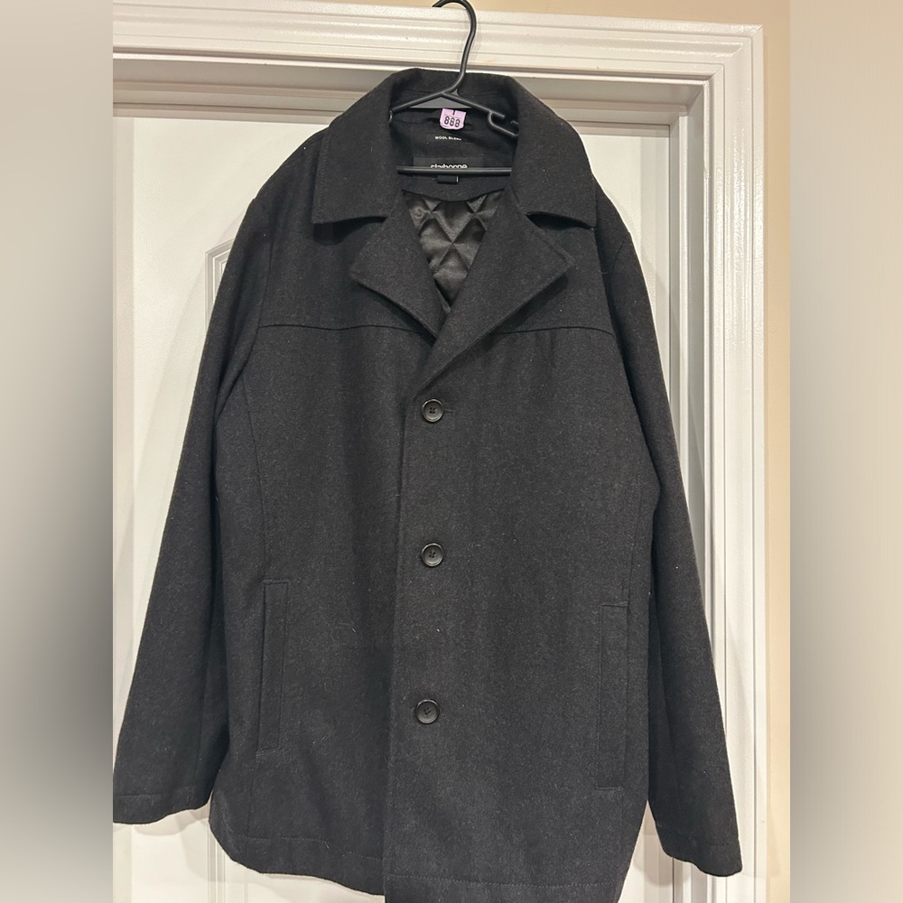Men’s Wool Blend Claiborne Coat